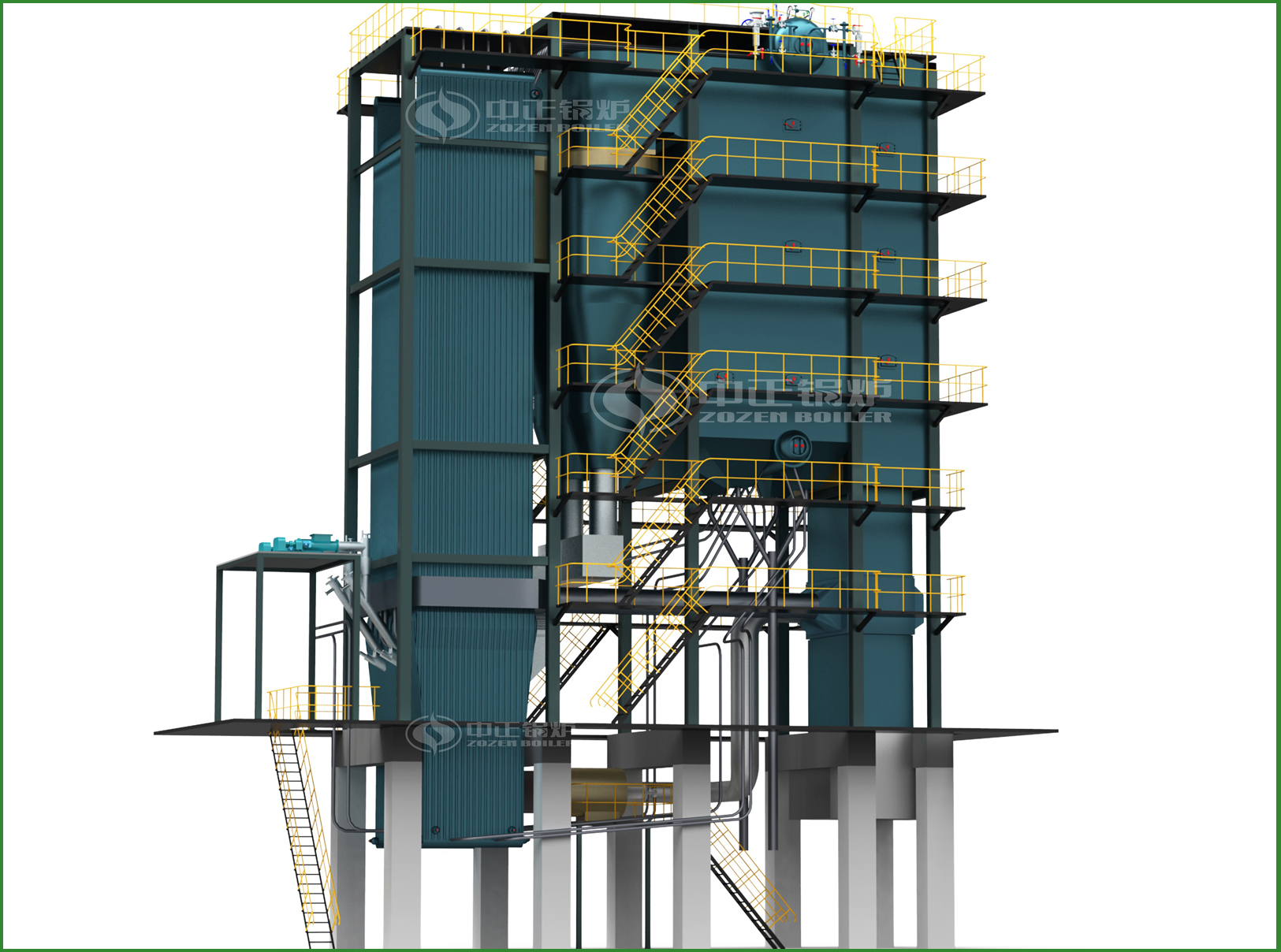 SHX Coal-Fired CFB (Circulating Fluidized Bed) Steam Boiler